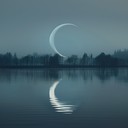 dreamy strings enveloping under moon's tender glow