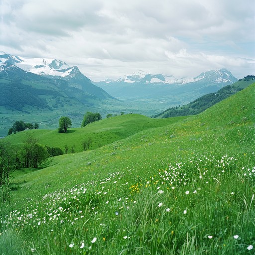 This song captures the essence of a whimsical adventure through the majestic alps, with swift and lively melodies that bring to mind the playful frolics of mountain goats and the invigorating crisp air of the highlands. The rhythm is driven by an upbeat tempo, creating an exhilarating capriccio that dances through imaginary landscapes, filled with unexpected twists and musical delights.