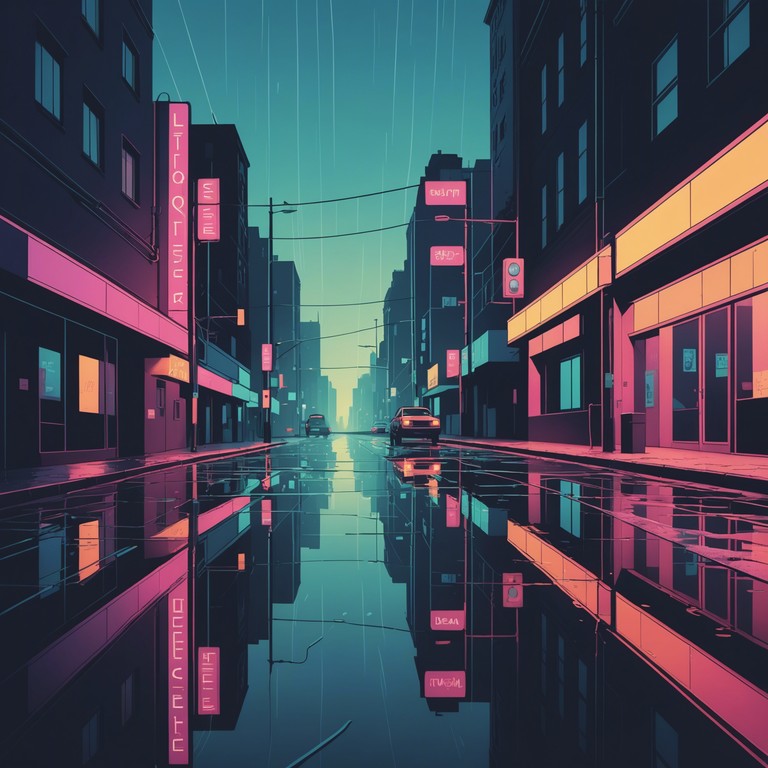 A deeper dive into the quietness of city life at night, focusing more on introspection and the solace that urban environments can offer. Layers of soft electronic tones paint a more introspective and personal landscape.