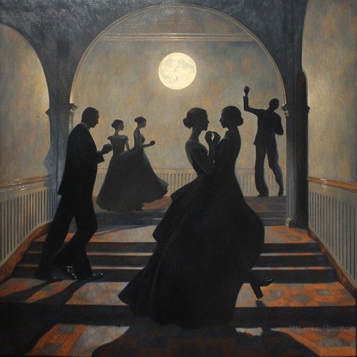 An enchanting blend of haunting strings and enigmatic piano notes creates a theatrical piece that transports listeners to a moonlit ballroom filled with masked dancers. Subtle shifts in tempo add to the intrigue, making each listen a new discovery