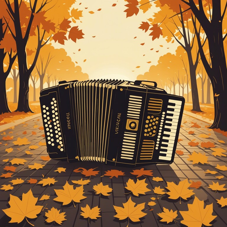 As the accordion plays, each note paints a vivid picture of a past autumn, filled with warmth and the soft, rustling songs of leaves. Perfect for reflecting on cherished memories or enjoying a peaceful evening.