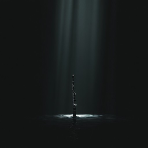 An unsettling composition featuring bass clarinet exploring depths of darkness with haunting melodies and dissonant harmonies evoking impending doom.