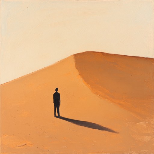 An atmospheric soft rock track with electric guitar and middle eastern influences, creating a suspenseful mood reminiscent of a nighttime journey through the desert