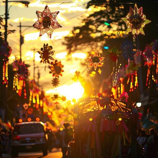 A captivating instrumental track featuring lively samba rhythms seamlessly blended with jazzy improvisations, creating an uplifting atmosphere. The syncopated beats and melodic trumpet lines evoke the vibrant spirit of a carnival at sunset, perfect for celebrations and lively gatherings.