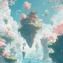a whimsical anime instrumental exploring dreamy fantastical worlds of imagination
