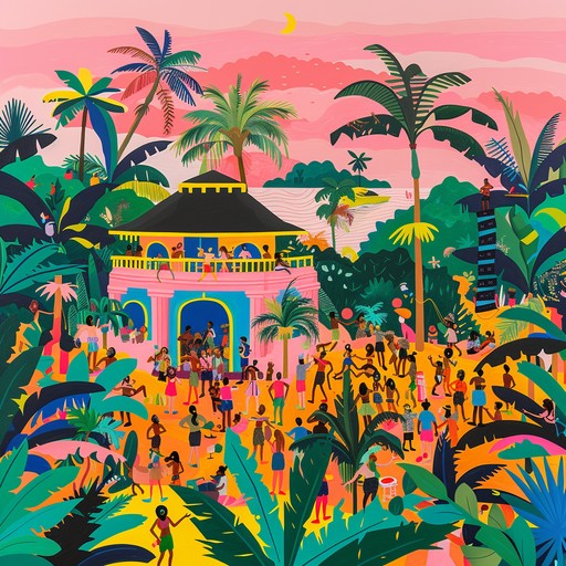 Immerse in the festive atmosphere of island dance festivals with this energetic, rhythm driven composition. Steel drum melodies blend with dance beats, creating a vibrant sound perfect for tropical dance celebrations.