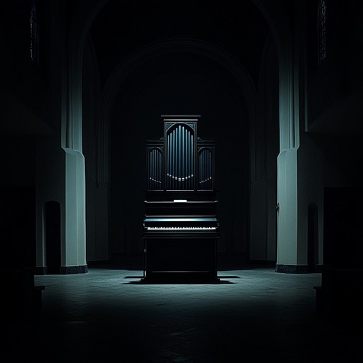An instrumental blending gospel harmonies with haunting echoes, evoking the atmosphere of an empty sacred space where spiritual whispers linger.