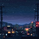 ethereal synth bathes cyberpunk landscapes.