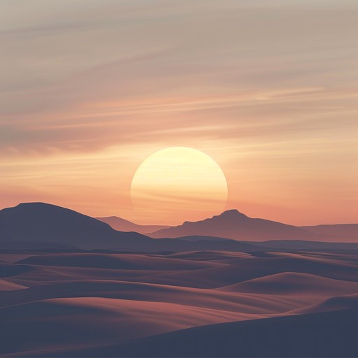 Experience the tranquil essence of a middle eastern sunset, with smooth, flowing rhythms and serene ambient soundscapes that evoke the imagery of a mirage in the desert. Perfect for unwinding and meditative moments.