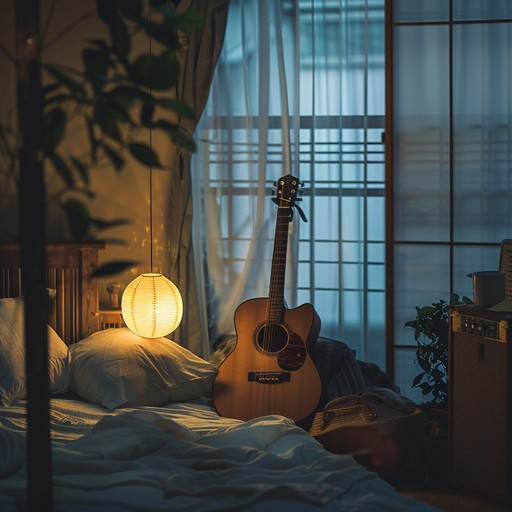 Delve into a dark bedroom pop journey with moody guitar riffs and ethereal synths. This track paints a picture of late night introspection and emotional turbulence, capturing the essence of solitude wrapped in dreamy melodies and dense atmospheres.