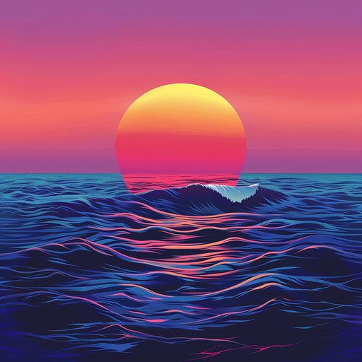 Picture a serene sunset over the ocean, where gentle waves meet the shore, while a vibrant electronic soundscape pulses in sync with the horizon. This track layers lush synths, deep bass lines, and ethereal melodies to create an ecstatic yet soothing chillwave experience.