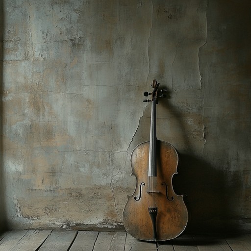 Experience a haunting composition where deep cello tones intertwine with ambient textures, creating an atmosphere of profound melancholy and introspection. This piece invites listeners to delve into the depths of their own shadows and find beauty in solitude.