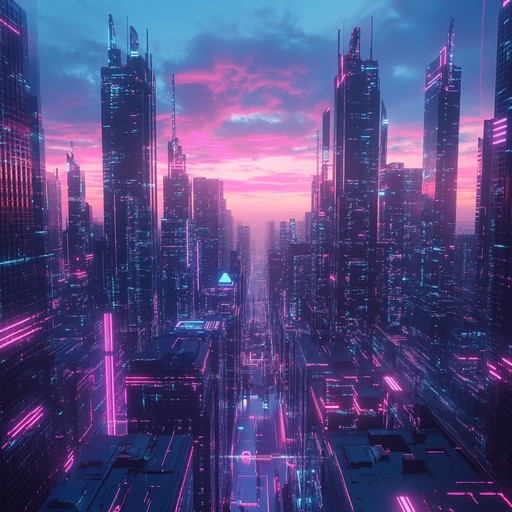 A haunting instrumental track filled with nostalgic undertones and futuristic cyberpunk elements. Drenched in neon synths and atmospheric pads, this piece captures the essence of a dystopian future while reminiscing about the past. Perfectly blending retro influences with a modern, edgy feel, it takes listeners on a journey through time in a neon lit cityscape.