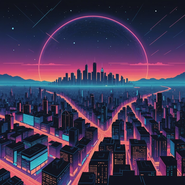 This track embodies a futuristic cityscape at night, where ethereal beats blend seamlessly with glowing pulses of neon light, evoking a sense of exploration and wonder.