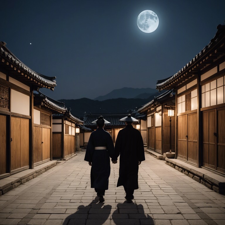 This instrumental track captures the essence of a soft, romantic evening stroll through seoul's lantern lit streets. Soft piano tones blend with subtle string touches that evoke feelings of love and ephemeral beauty.