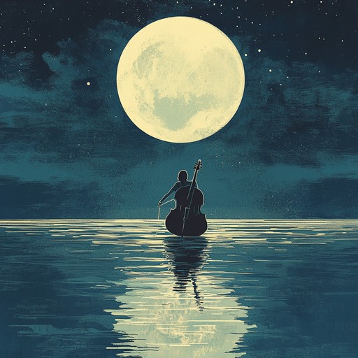 A serene orchestral composition that guides the listener through a tranquil night time landscape, inviting introspection and inner peace beneath a luminous moon. The piece blends gentle strings with soft woodwinds, creating a harmonious atmosphere of calm and reflection.