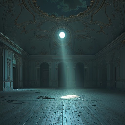 Dive into a spectral ballroom with this haunting waltz. Dominated by echoing piano and ghostly whispers, the composition moves like a slow, eerie dance led by melancholy spirits. Nostalgic yet creepy, it evokes the haunted echoes of a long forgotten waltz.