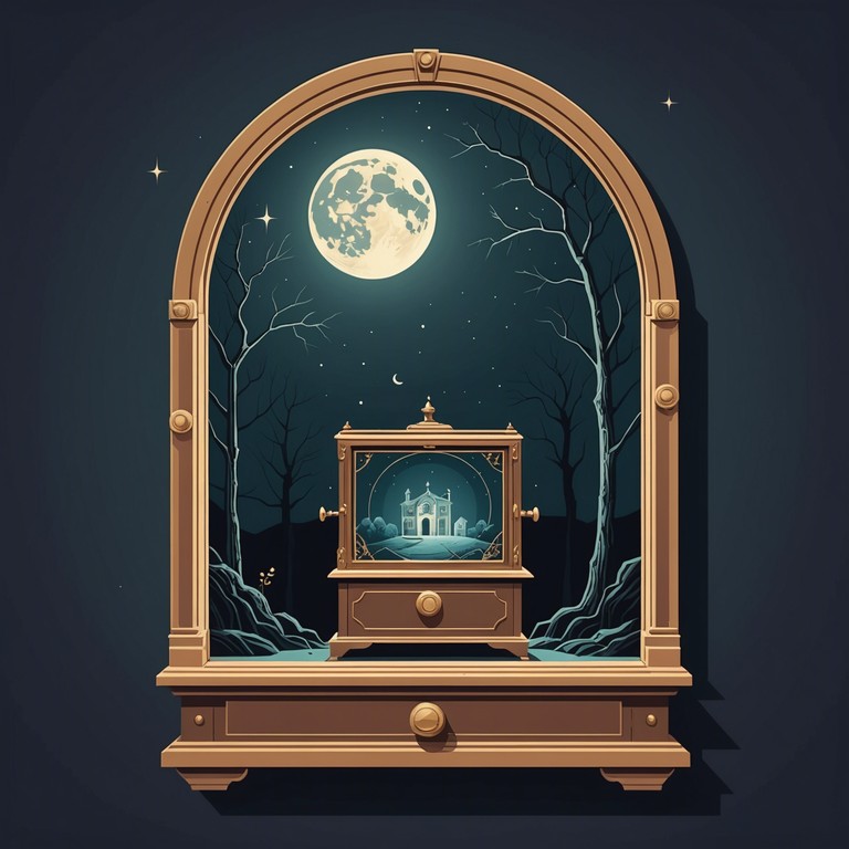 An instrumental lullaby designed to both soothe and raise the hairs on the back of your neck, it intertwines a soft, music box melody with underlying, subtle dissonant tones that beckon to the depths of the mind, inviting the listener on a peaceful yet spine chilling dream journey.