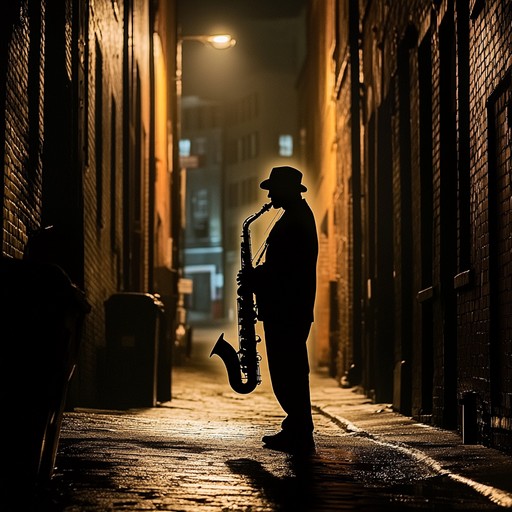 A dark instrumental journey blending new jack swing rhythms with ominous synths and deep basslines, evoking the atmosphere of shadowy urban nights and hidden corners of the city. The track combines crisp drum machine beats, groovy bass, and moody keyboard stabs, creating a mysterious and engaging soundscape that captivates listeners with its hypnotic swing and brooding undertones.