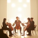 uplifting, joyous melody featuring a modern string quartet