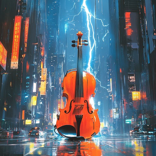 Immerse yourself in a vibrant track combining classical string sections with pulsating electronic beats, creating an energetic contemporary classical experience. The dynamic interplay between traditional and modern instruments offers a unique auditory journey, invoking both historical reverence and futuristic excitement.