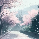 gentle tunes evoke serene anime spring moments.