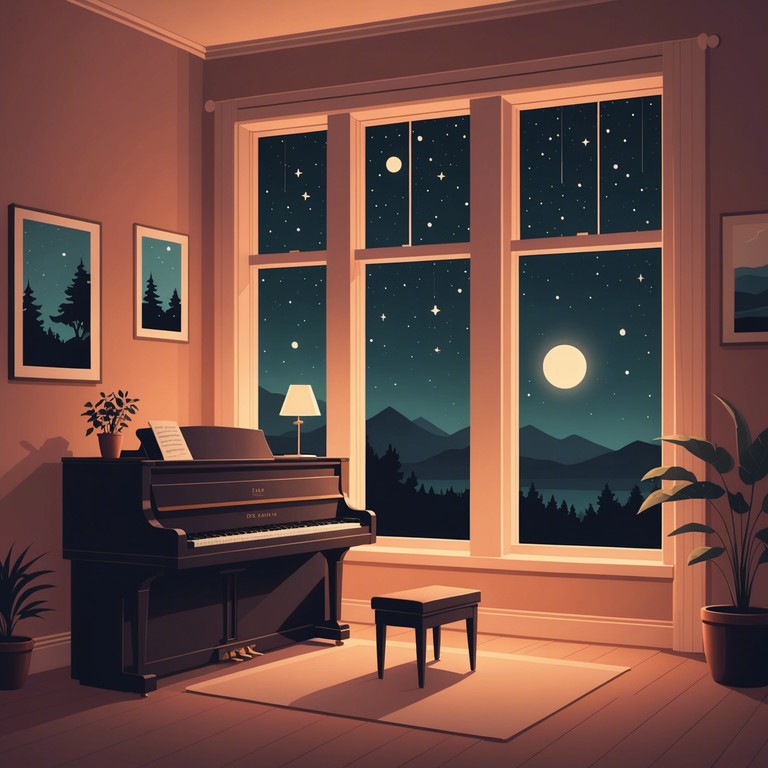 An instrumental track that uses the soothing tones of a solo piano to provide a backdrop for meditation and quiet reflection, perfectly suited for a tranquil evening or a moment of solitude.