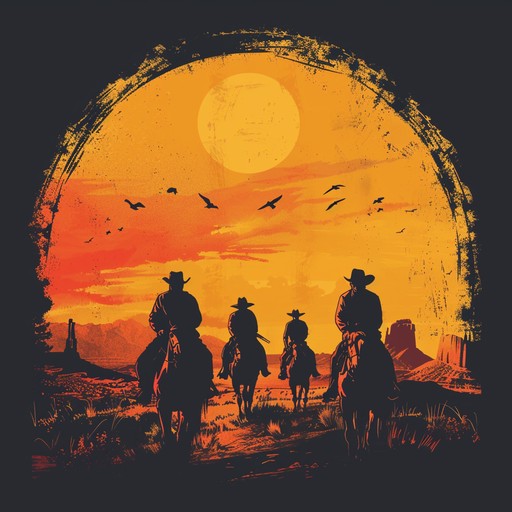 Imagine galloping through dusty terrains with bandits at every turn in this adrenaline-pumping western theme that captures the essence of the rugged frontier.