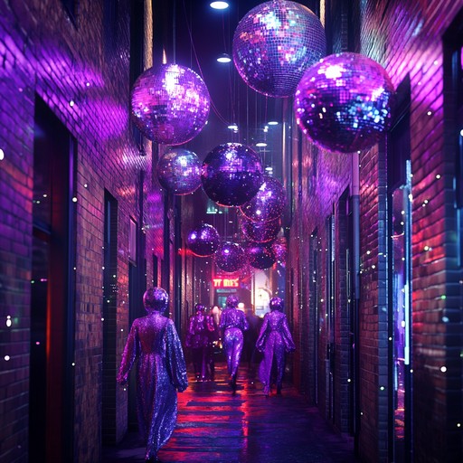 Step into a world where glittering disco magic unfolds amidst the neon lit alleys of manhattan. With electrifying electric guitar riffs and synthesizers, this track pulsates with the vibrant energy of the city's nightlife, perfect for dancing and thrill filled moments.