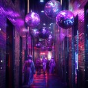 disco magic unfolds in neon lit manhattan streets