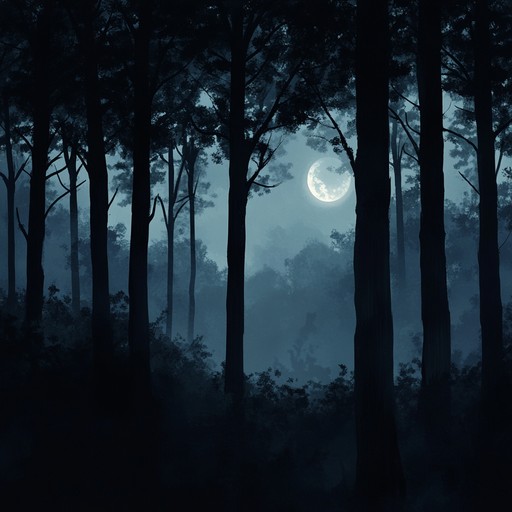 This eerie pop rock instrumental paints the image of a deserted midnight stroll through a moonlit forest, where shadows play tricks, and sounds linger in the distance. The subtle interplay of ethereal guitar riffs, unsettling synths, and soft percussive elements create an atmosphere that’s both eerie and mesmerizing, drawing listeners into a hauntingly beautiful soundscape.