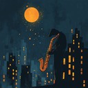 a tranquil jazz soul instrumental evoking nighttime serenity