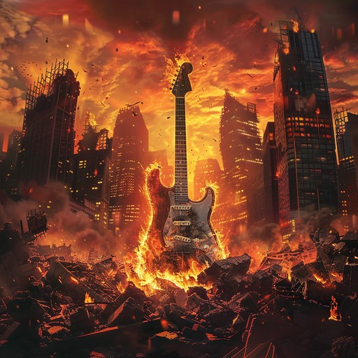 Dive into a world where ferocious rap verses are underscored by blazing metal guitar riffs, forging a soundtrack designed for gritty urban confrontations.