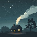 a gentle folk melody evoking nostalgia and warmth of home