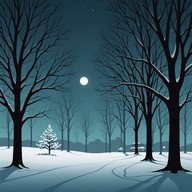 eerie tones under festive seasonal cheer