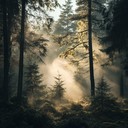 a chill cinematic orchestral track evoking serene mystery and calm.