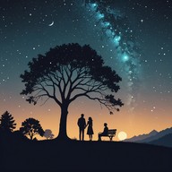 intimate guitar tones under starlit skies
