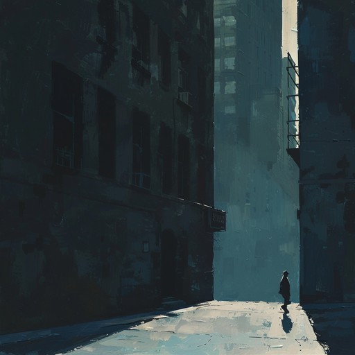 A delicate and sparse melody, evoking a sense of loneliness and quiet reflection, wandering through an empty urban landscape at dusk.