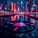 instrumental disco funk track stirring nostalgic reflections under neon lights