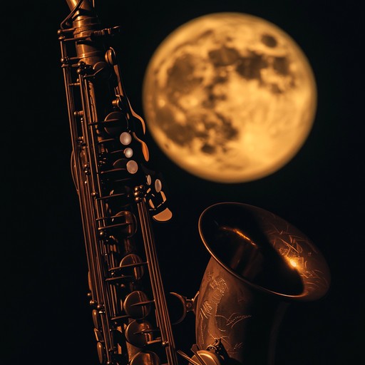 This instrumental piece uses smooth, captivating melodies to craft an ambiance of midnight allure. The saxophone's deep and passionate tones conjure an environment intimate and mysterious, perfect for reflective nights.