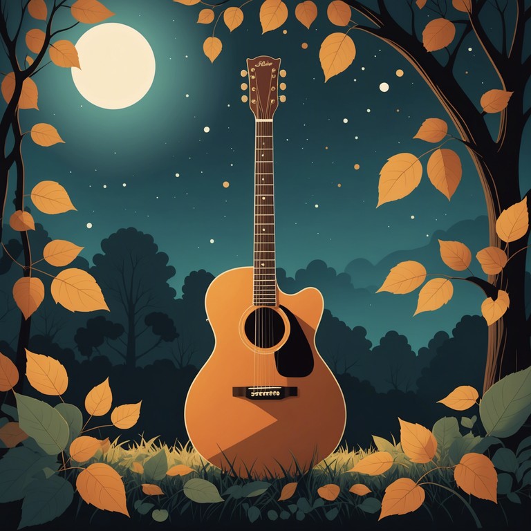 Mirror the sultriness of a night cloaked in mystery and potential, where every guitar strum feels like a heart beating wildly in the quiet. It's both soothing and stimulating, perfect for nighttime introspection or a backdrop to a lovers' secretive encounter.