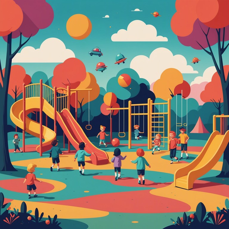 An enlivening instrumental track featuring playful rhythms that stimulate joy and engagement among children. A cheery melody that incorporates the peppy sounds of a xylophone to evoke a sense of fun and adventure, perfect for a children's play area or a cheerful morning routine.