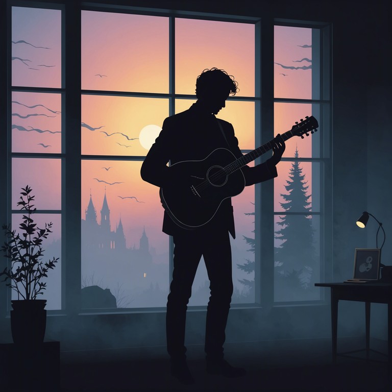 A piece that delves deep into the realm of loneliness and melancholy, enchanting the listener with its profound sense of isolation. It’s as if each strum of the guitar tells its own tale of forgotten times and places.