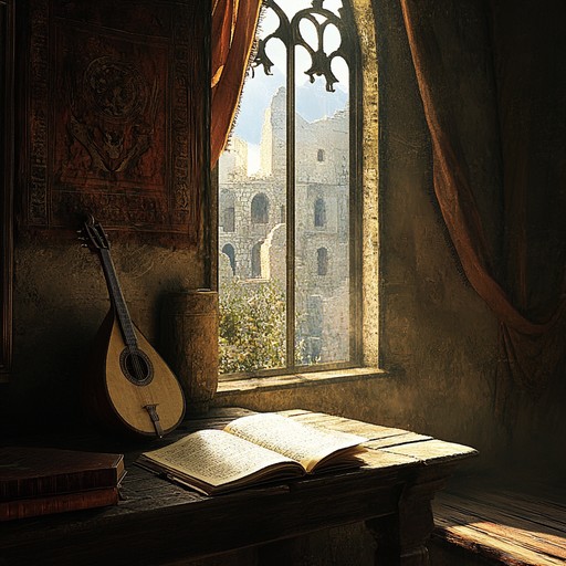 Imagine discovering an old, dust covered manuscript in the attic, its pages filled with notes from the middle ages, waiting to breathe life after centuries of silence. This composition seeks to resurrect these haunting, delicate melodies that echo the wisdom and mysteries of a bygone era.