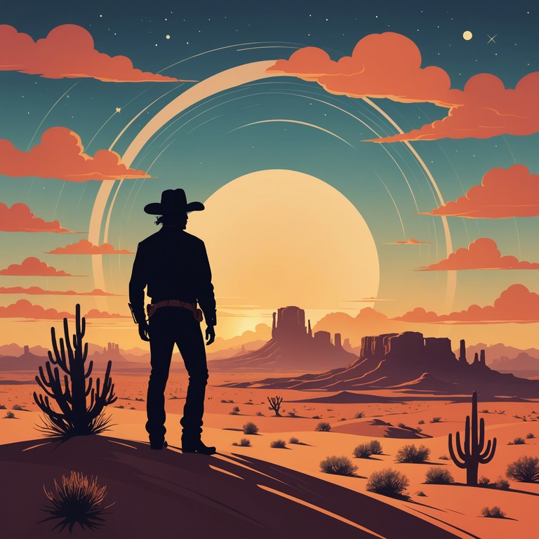 Transporting the listener to expansive western deserts under a scorching sun, where the rules of the landscape are rewritten by hallucinatory heat. The track serves as both a meditative exploration of texture and a novel interpretation of country music through a psychedelic lens.