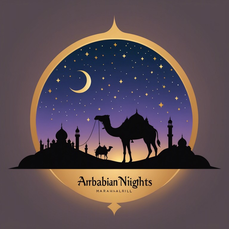 This enchanting instrumental piece transports the listener to a starlit night in the heart of the arabian desert. The mesmerizing melodies, played on traditional middle eastern instruments like the oud, ney, and darbuka, weave a tapestry of sound that evokes images of caravans, oases, and ancient tales. The music ebbs and flows, from the gentle whispers of the wind to the lively rhythms of a bedouin dance, capturing the essence of the timeless allure of the arabian nights