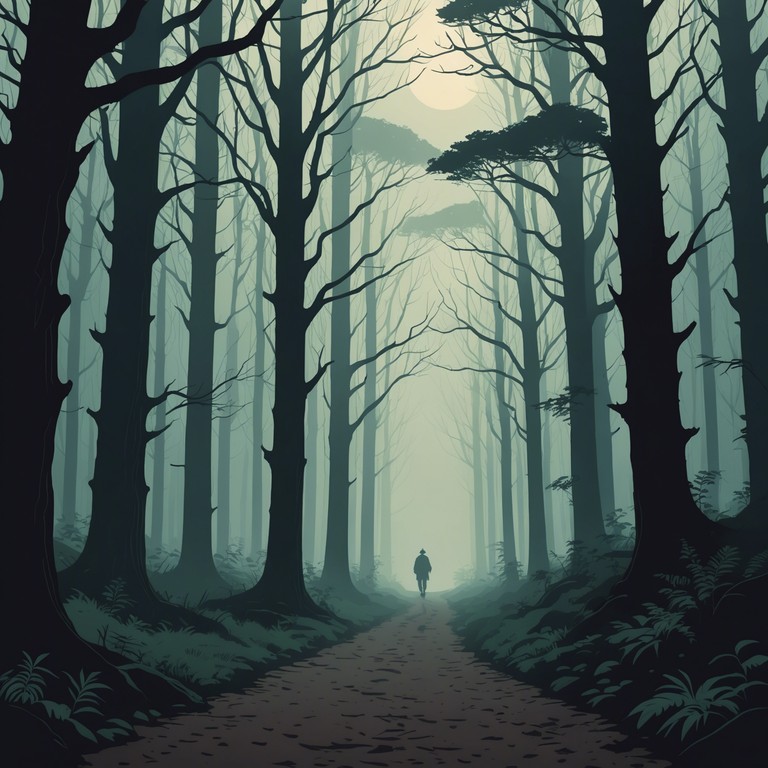 A deep and alluring composition that captures the essence of a shadow filled forest. The music delves into the mysterious and often unsettling beauty of nature, using minimal instrumentation to evoke a sense of the otherworldly. The arrangement is both enchanting and eerie, perfectly suited for storytelling or setting an atmospheric scene.