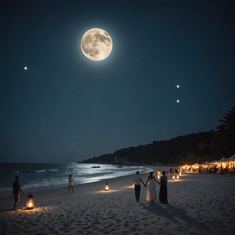 Imagine a moonlit gathering where every beat of the merengue drum pulls you closer to the dance floor. The music mingles with the ocean air, creating a perfect soundtrack for an evening filled with dance and laughter.