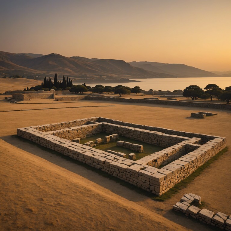 Echoes of forgotten lore portrays a musical pilgrimage through the echoes of time, where each note played on the piano reconnects the listener to the whispers of ancient civilizations, blending echoes of the past with the serenity of the present in a heartfelt tribute to the enduring human spirit.