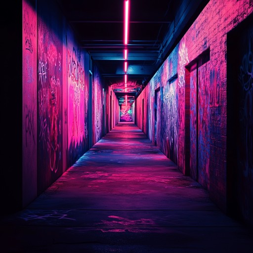 This track captures the raw energy of 1980s street culture with pulsating synths and driving basslines, invoking neon lit alleyways, graffiti covered walls, and the rebellious spirit of urban nightlife.